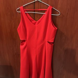 Ginger Party Wear Red Dress