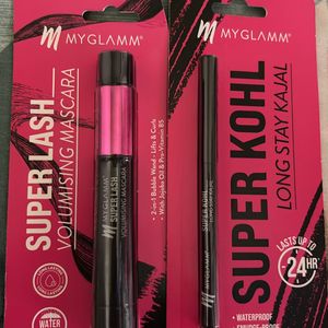 MYGLAMM MASCARA AND KAJAL COMBO