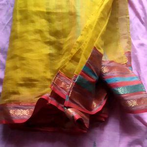 Beautiful yellow Saree