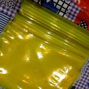 Pack of 6 yellow colour folder