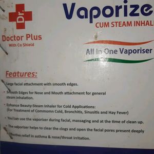 facial steamer or  veporizer cum steam inhal