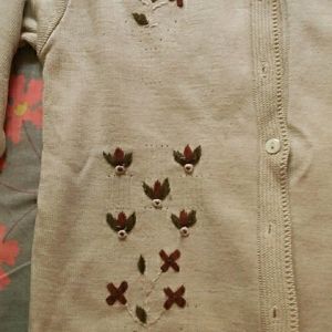 Beautiful Emboidery Work Sweater