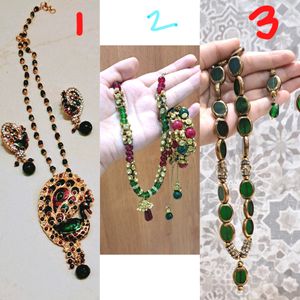 Any 1 @Rs.99/- To 149/-Jewellery Set Necklace