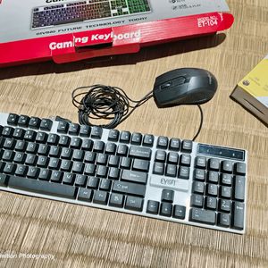 Laptop /Pc Gameing Keyboard RGB Light With Mouse