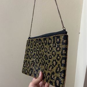 Leapord Print Sling Bag For Parties