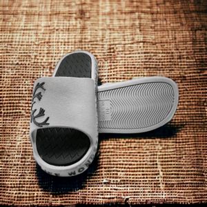 Men Slides (Grey, 9)