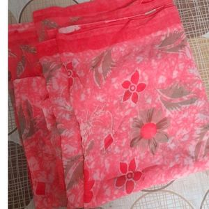 1 brand new sarees without fall and pico