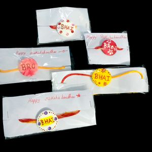 Rakhi Set Of 5 Pieces