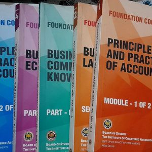 CA FOUNDATION Books By Icai