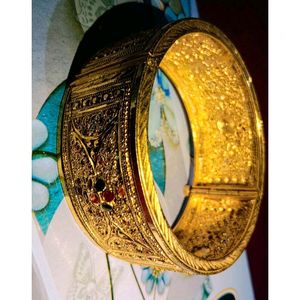 Ethnic Indian Traditional Gold Plated Brass Bangle