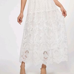 Savana White Skirt