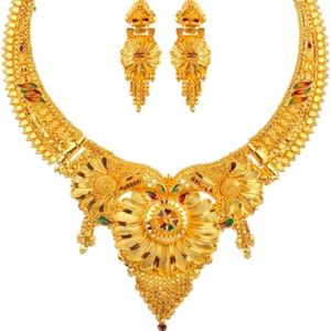 Gold Plated Jewellery Set