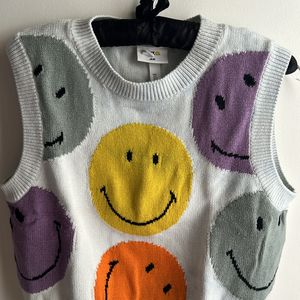 Smiley Sweater Vest