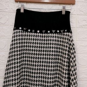 Black And White Skirt