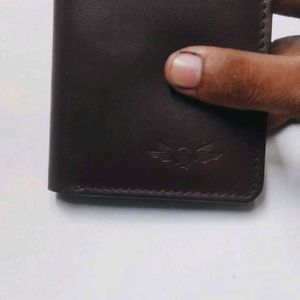 Mens Brown Trendy Genuine Leather Wallet