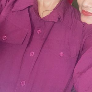 Wine Colour Shirt