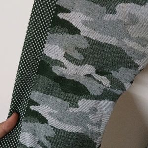 Military Printed Stretchable Yoga Pant