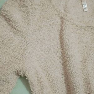 Warm Textured Sweater Top