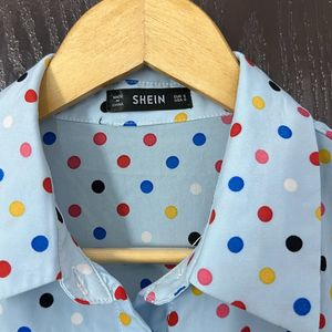 SHEIN Polka Dot Shirt