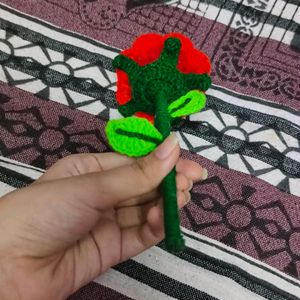 Knitting Rose