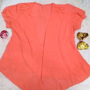 Peach Shrug For Women