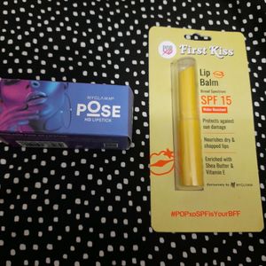 Myglamm Pose HD Lipstick And Popxo Lipbalm