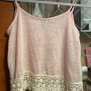 Forever 21 Pink Strappy Top