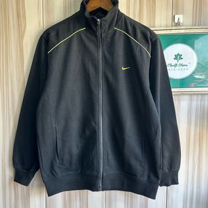 Nike Black Cotton Zipper