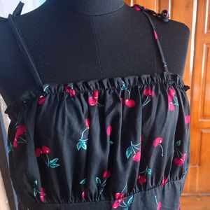 Berrylush Cherry String Dress