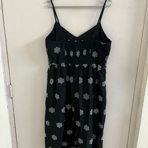 Black Embroidered Dress