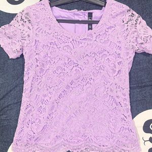 Sale! Sale!! Sale!!! New Purple Net Top ✨💜