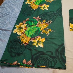 Green Festive Bedsheet