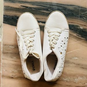 White Women Shoes (Used But Good Condition)