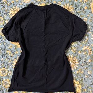 Black Printed T Shirt