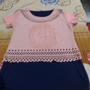 New Pink Top For Girls