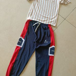 Combo jogger with tshirt