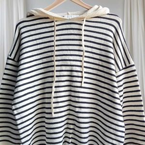 Striped Hooded Sweater