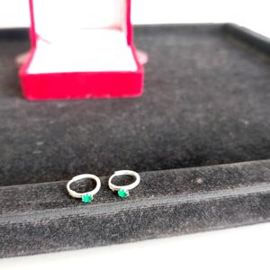 Diamond  Bali Pure Silver Stud (Pairs)