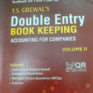 Ts Grewal Double Entry Book Keeping Volume II