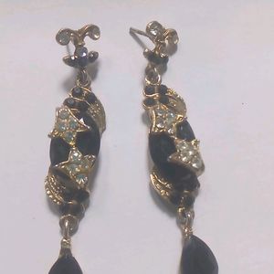 Black Fancy Earrings