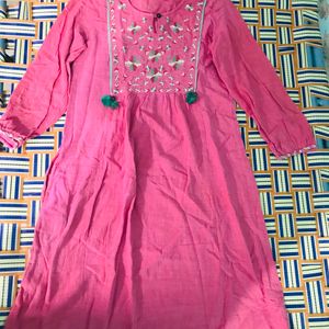 🔥SALE🔥Embroided Long Kurti