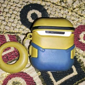 Original Apple Airpods 2nd gen with minions Case