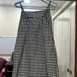 Gingham Short Dress