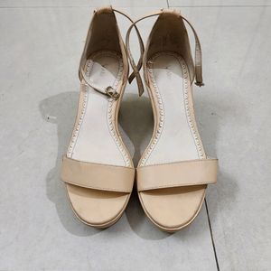 Classy Beige Allen Solly Wedges