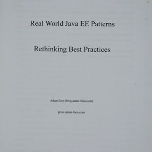 Real World Java EE Patterns Book 📖