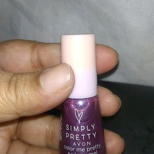 Avon Simply Pretty Color Me Pretty Nail Enamel - Code - Passionate Purple - NE0