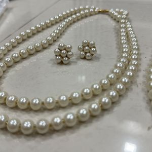 Pearl Necklace Set