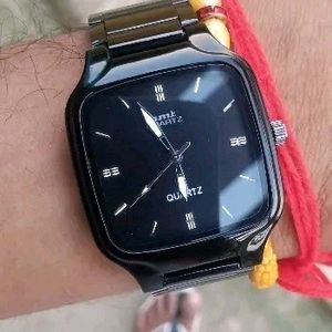 Premium Black Square Dial Hmt Spoof Watch For Men