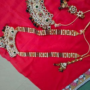 Combo Dulhan Jwellery Set.