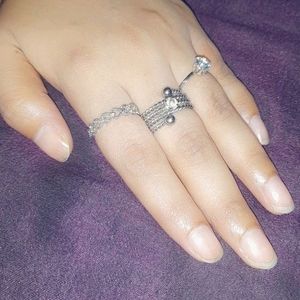 3 rings combos with different beautiful designs